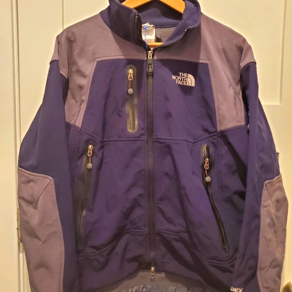 Men's North Face jacket size S Blue/Gray